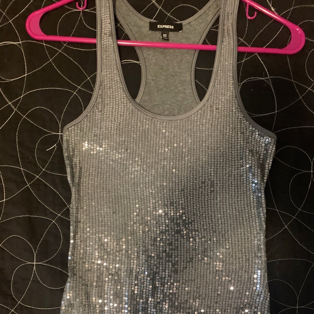 Express Sequin Tank